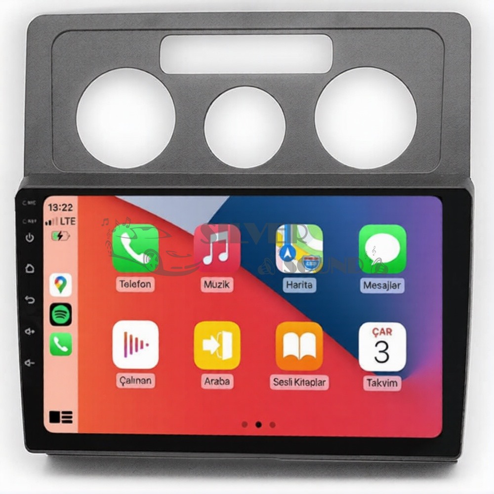 Volkswagen Caddy 10.1 inç Carplay Androidauto Multimedya Sistemi