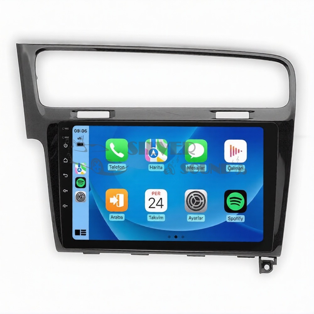 Volkswagen Golf 7 10.1 inç Carplay Androidauto Android Multimedya Sistemi