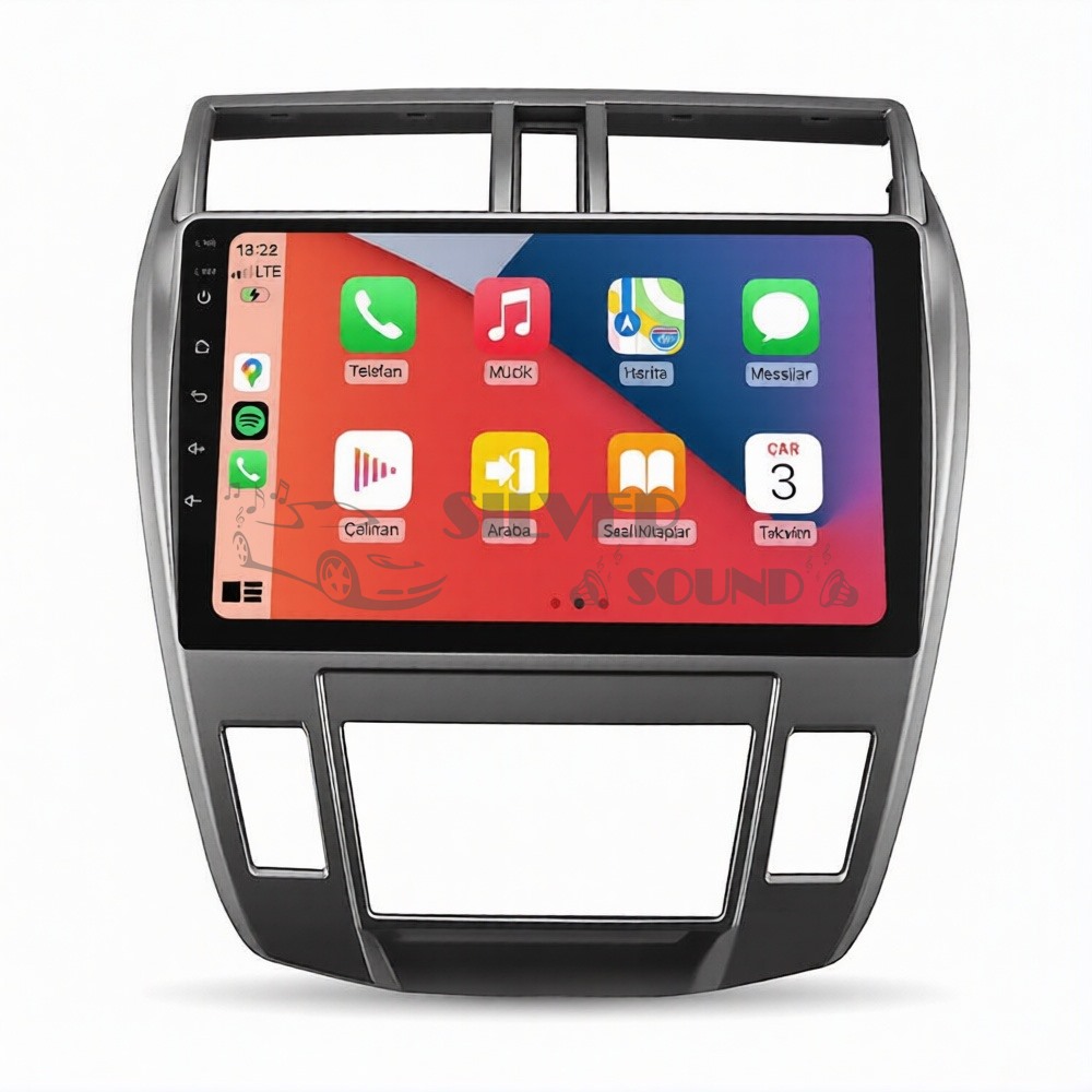 Honda City Digital Klima 10.1 inç Carplay Androidauto Multimedya Sistemi