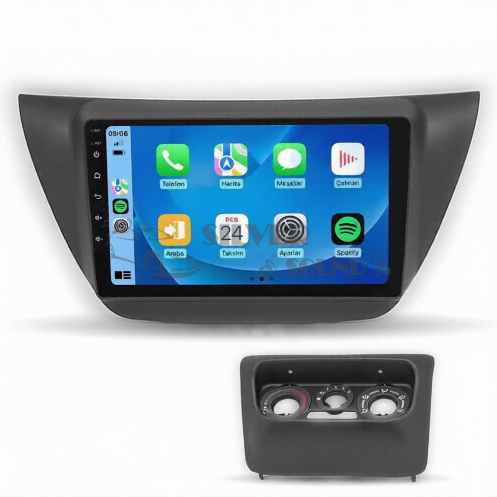 Mitsubishi Lancer 9 inç Carplay Androidauto Android Multimedya Sistemi