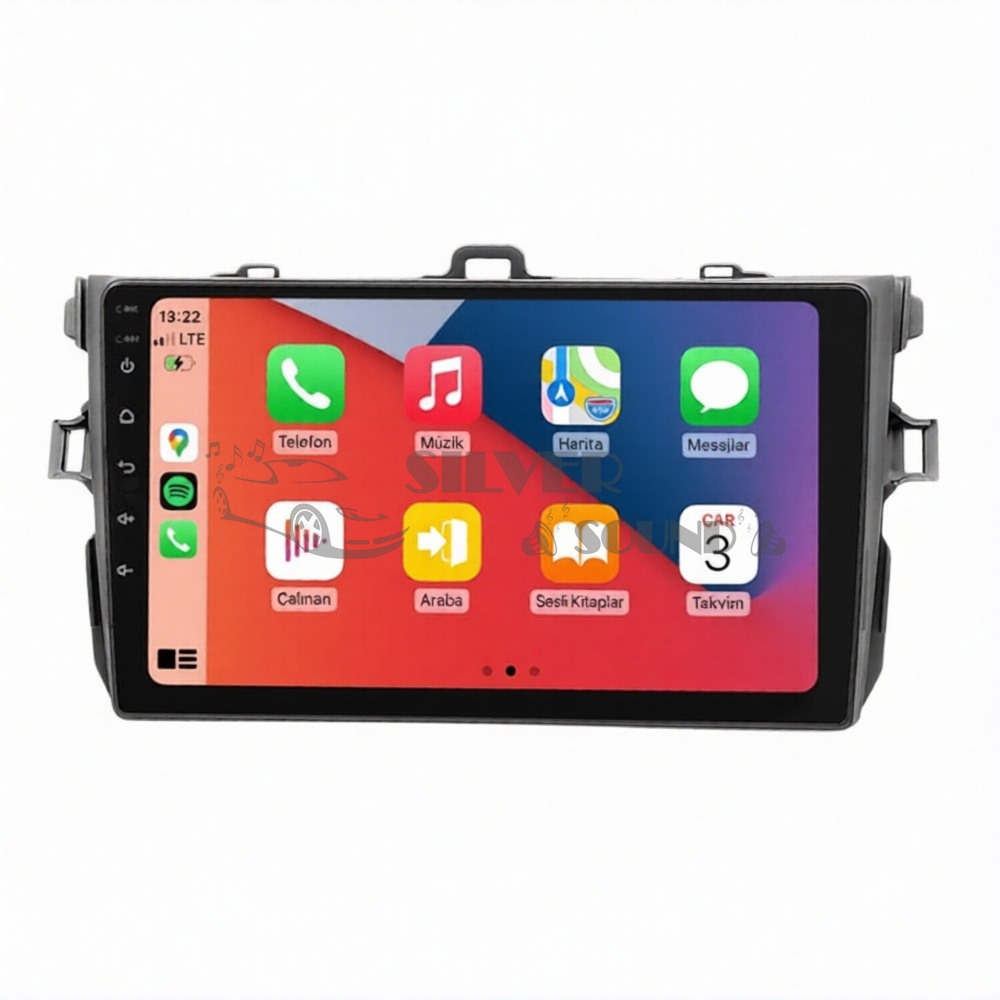 Toyota Corolla 9 İnç Carplay Androidauto Multimedya Sistemi