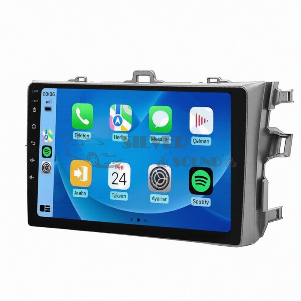 Toyota Corolla 9 inç Carplay Androidauto Android Multimedya Sistemi