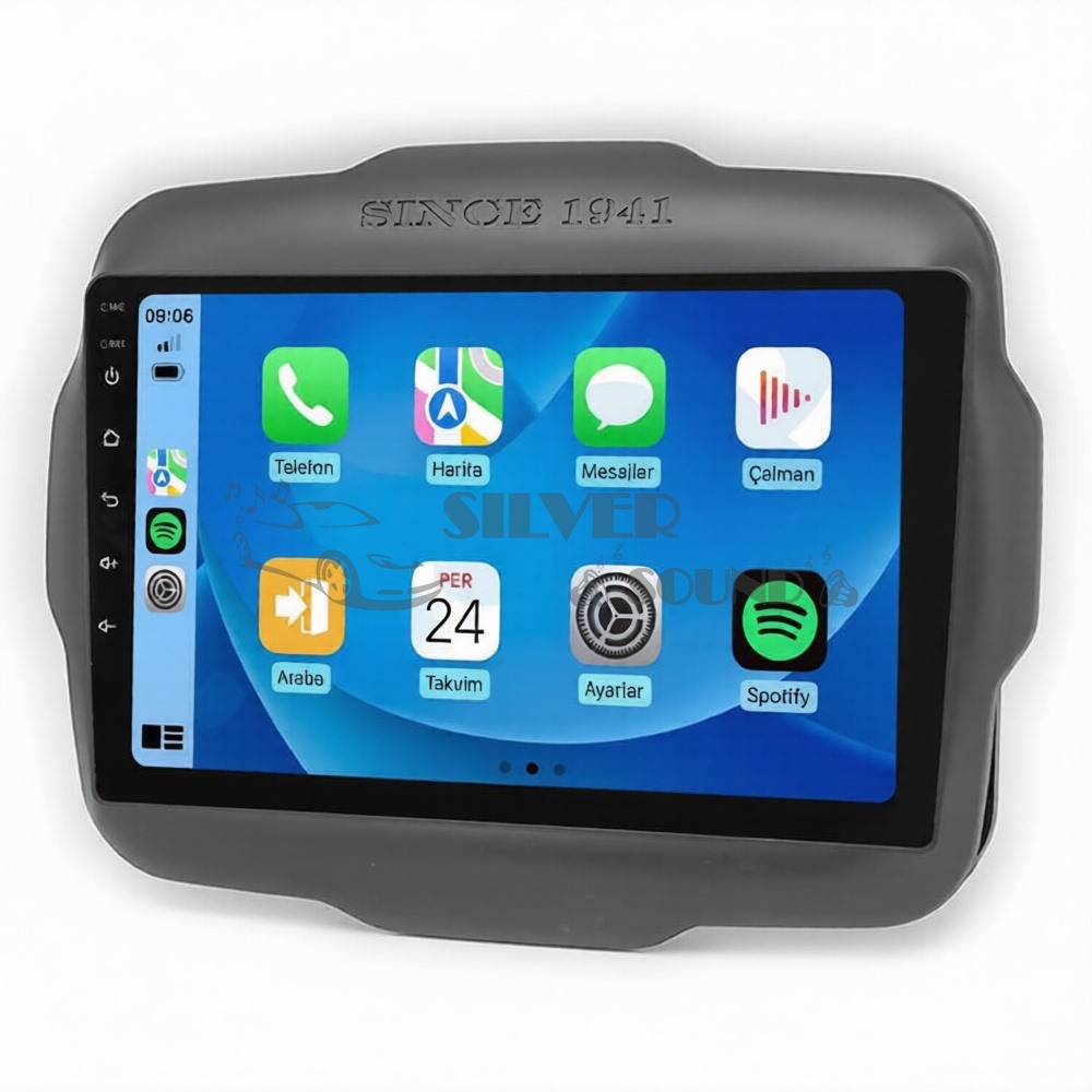 Jeep Renegade 9 inç Carplay Androidauto Android Multimedya Sistemi