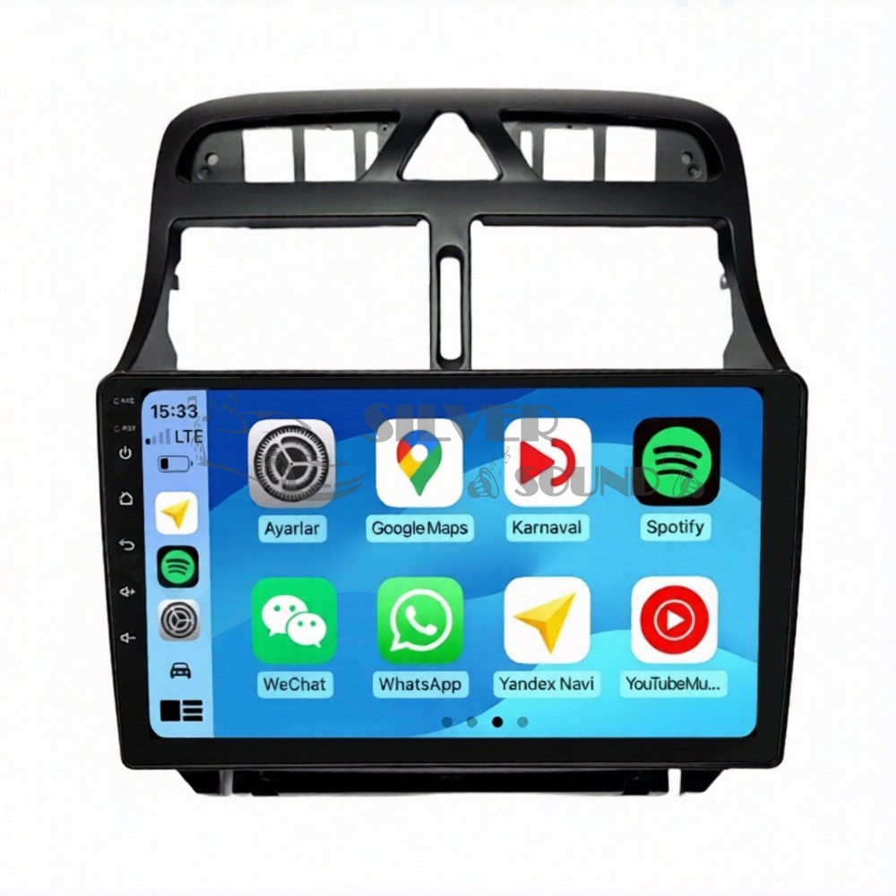 Peugeot 307 9 inç Android Navigasyon ve Multimedya Sistemi