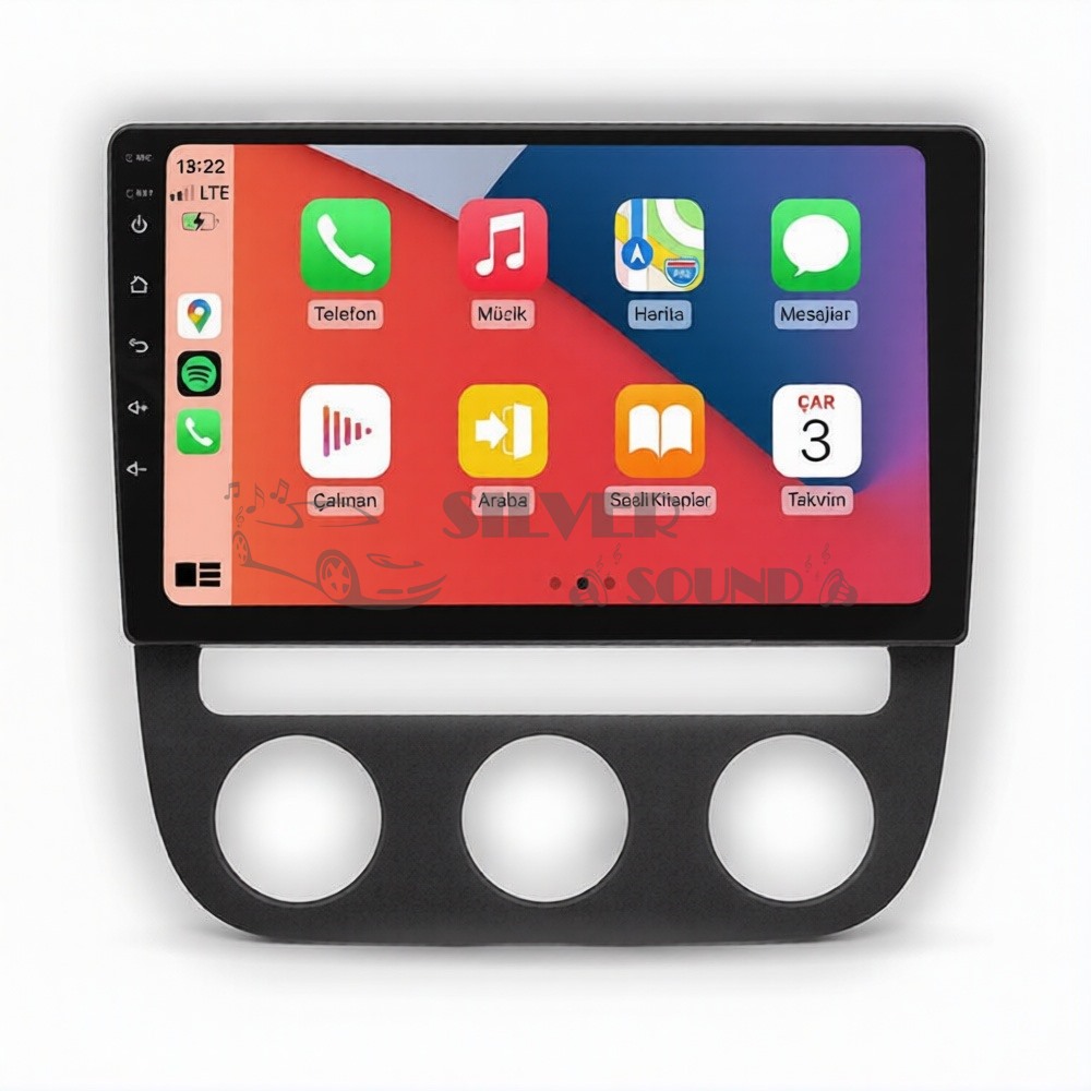 Volkswagen Jetta 10.1 inç Carplay Androidauto Multimedya Sistemi