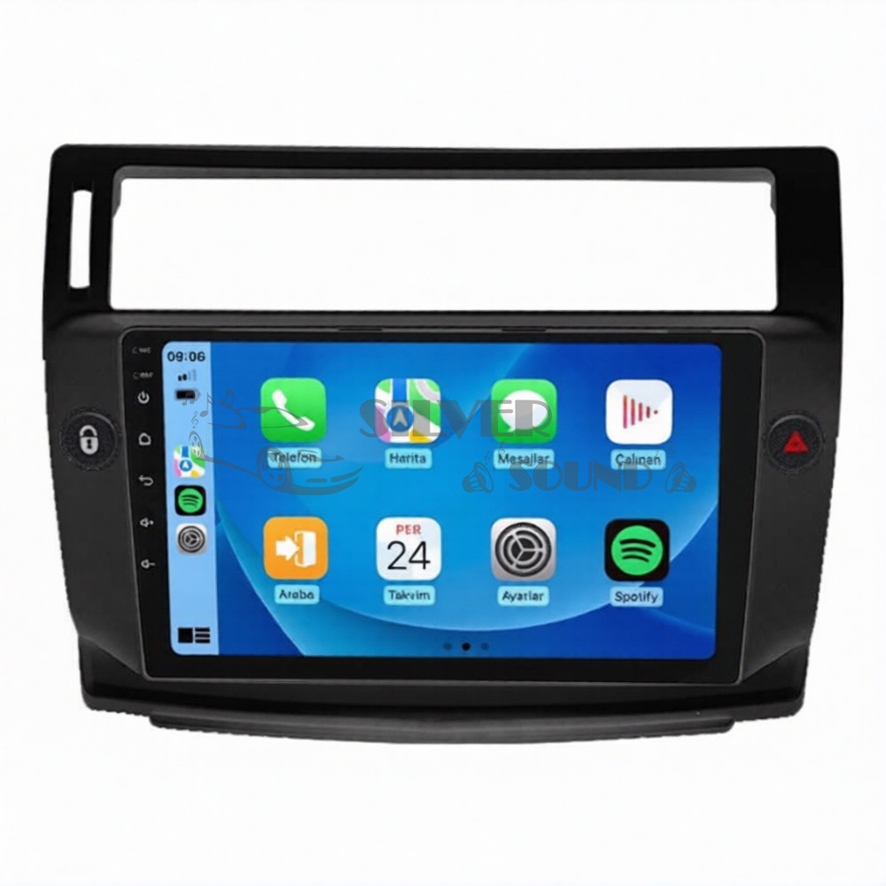 Citroen C4 9 İnç Carplay Androidauto Android Multimedya Sistemi