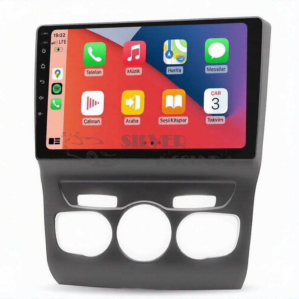 Citroen C4 10.1 inç Carplay Androidauto Multimedya Sistemi