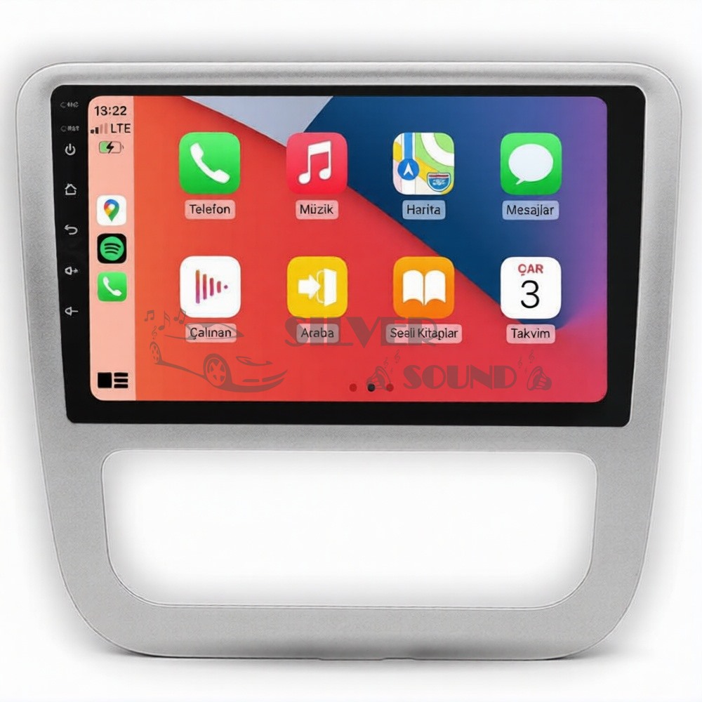 Volkswagen Scirocco 9 İnç Carplay Androidauto Multimedya Sistemi