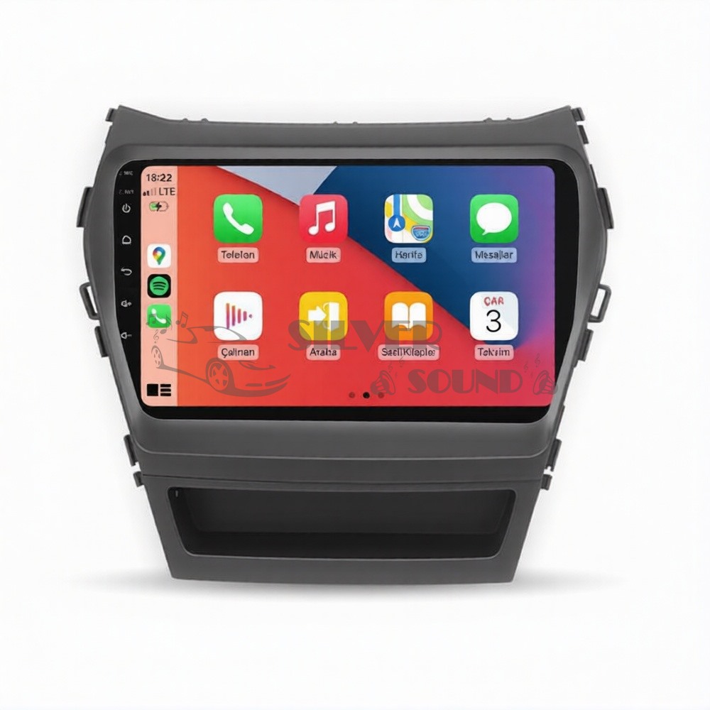 Hyundai Santa Fe 9 inç Carplay Androidauto Multimedya Sistemi