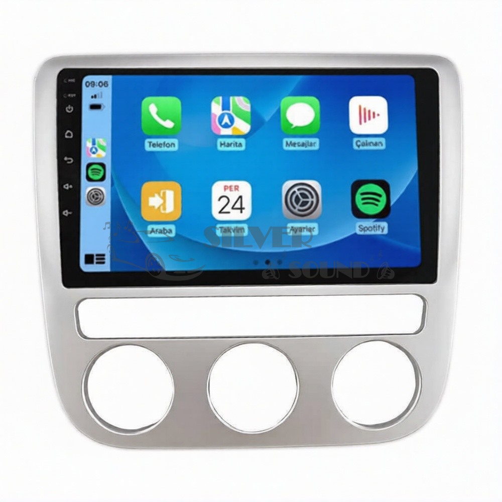 VolksWagen Scirocco 9 inç Carplay Androidauto Android Multimedya Sistemi
