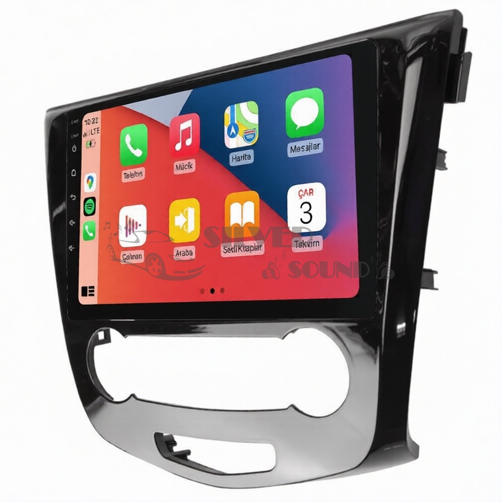 Nissan Qasqai X-Trail 10.1 inç Carplay Androidauto Multimedya Sistemi