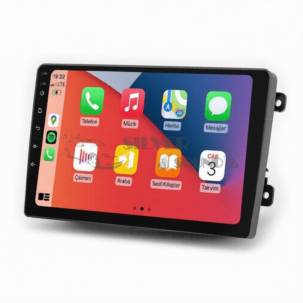 Volkswagen Seat Skoda 10.1 inç Carplay Androidauto Multimedya Sistemi