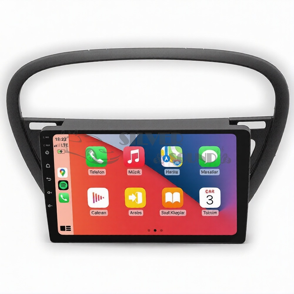 Peugeot 607 9 İnç Carplay Androidauto Multimedya Sistemi