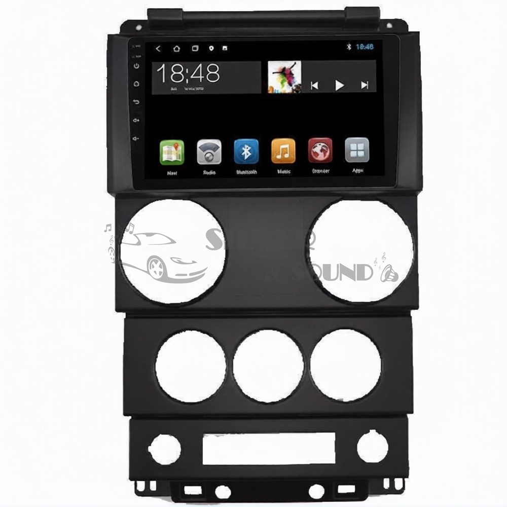 Jeep Wrangler Rubicon 9 İnç Android Navigasyon Multimedya Sistemi