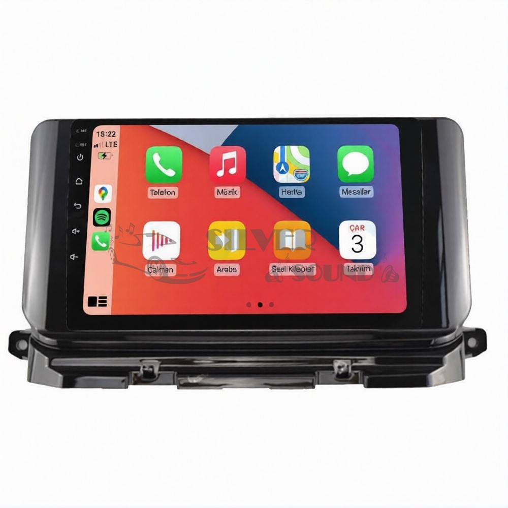 Skoda Octavia 10.1 inç Carplay Androidauto Multimedya Sistemi