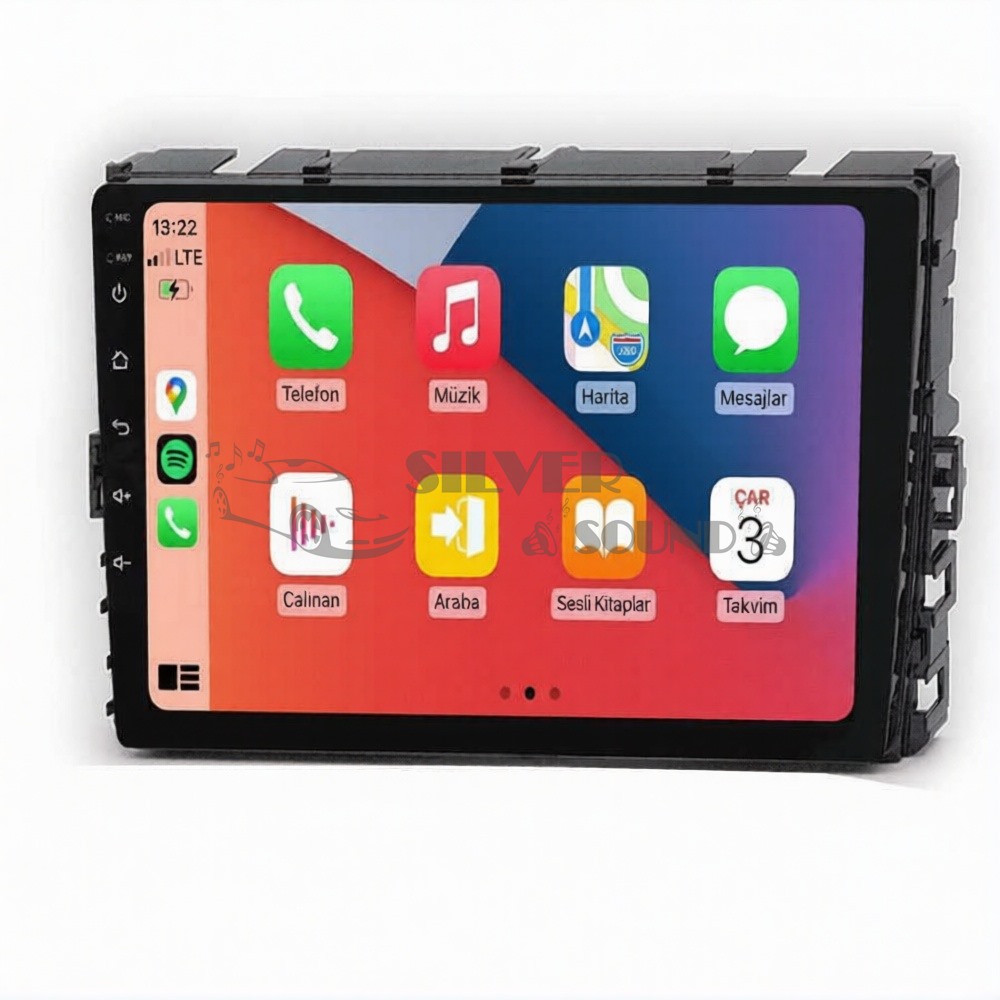 Volkswagen Polo Caravelle Transporter 9 inç Carplay Androidauto Multimedya Sistemi
