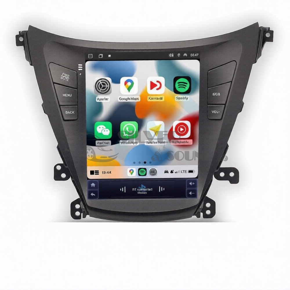 Hyundai Elantra 9.7 inç Tesla Carplay Androidauto Android Multimedya Sistemi