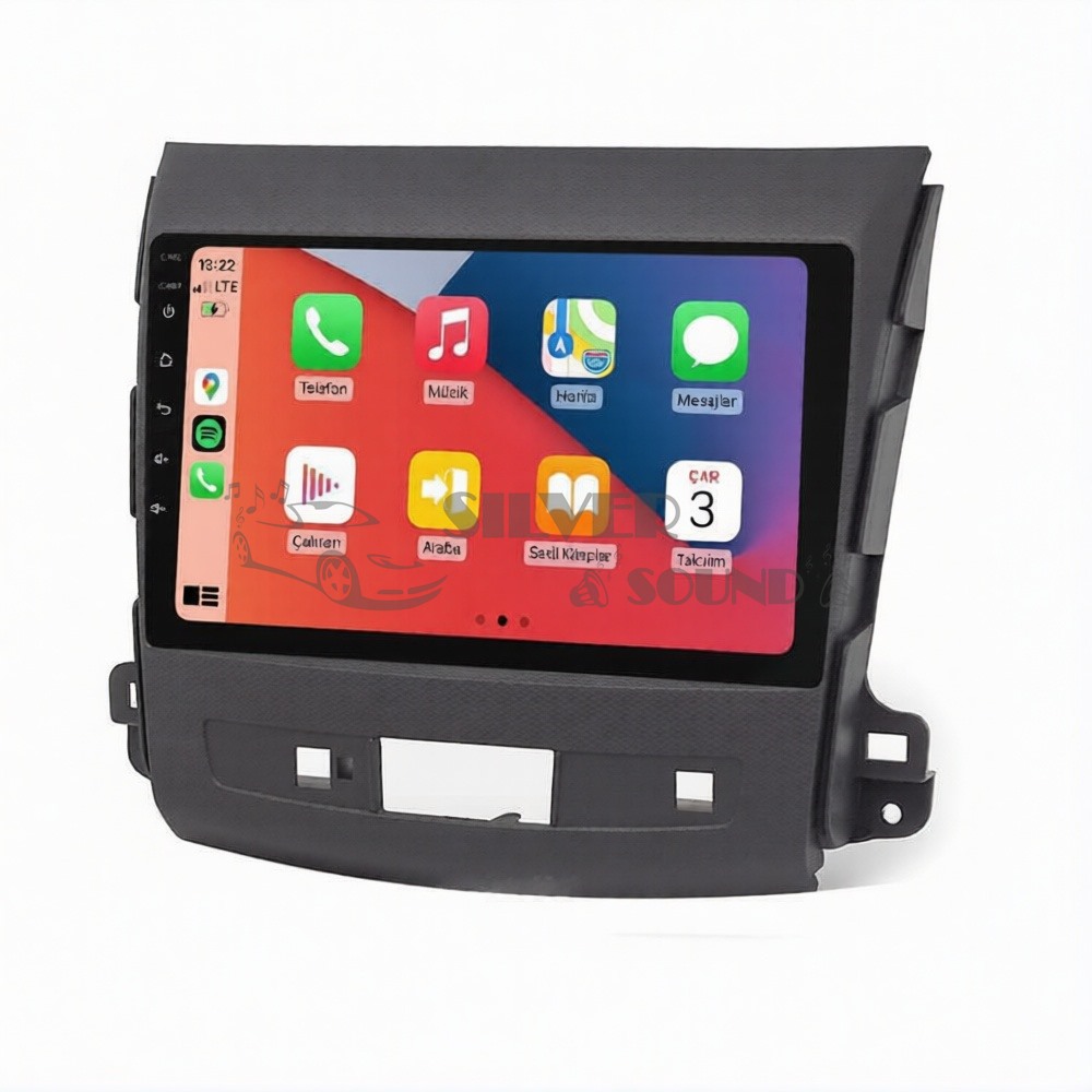 Mitsubishi Outlander Peugeot 4007 9 inç Carplay Androidauto Multimedya Sistemi