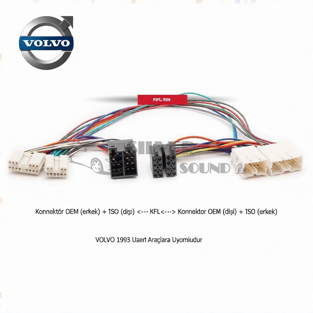 Volvo iSO T Kablo Dönüştürme Soketi 12-232