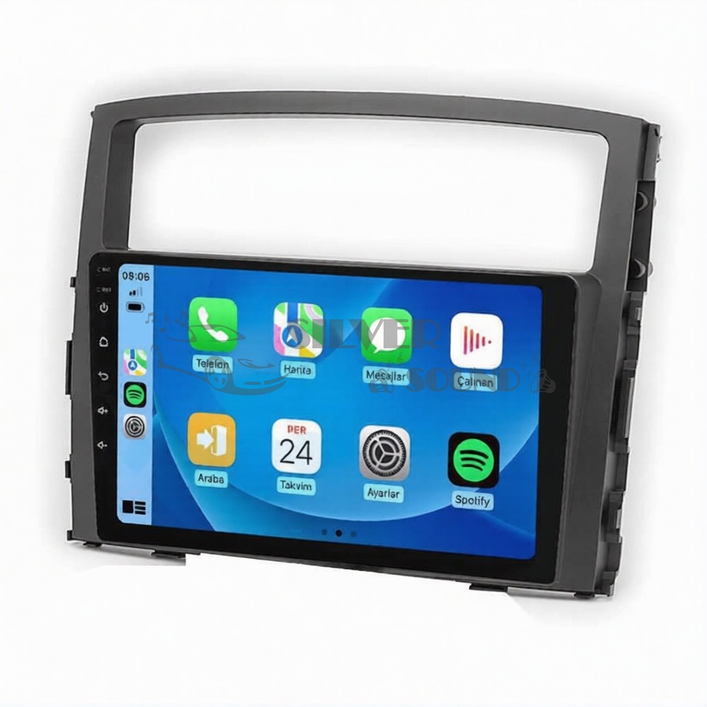 Mitsubishi Pajero 9 inç Carplay Androidauto Android Multimedya Sistemi