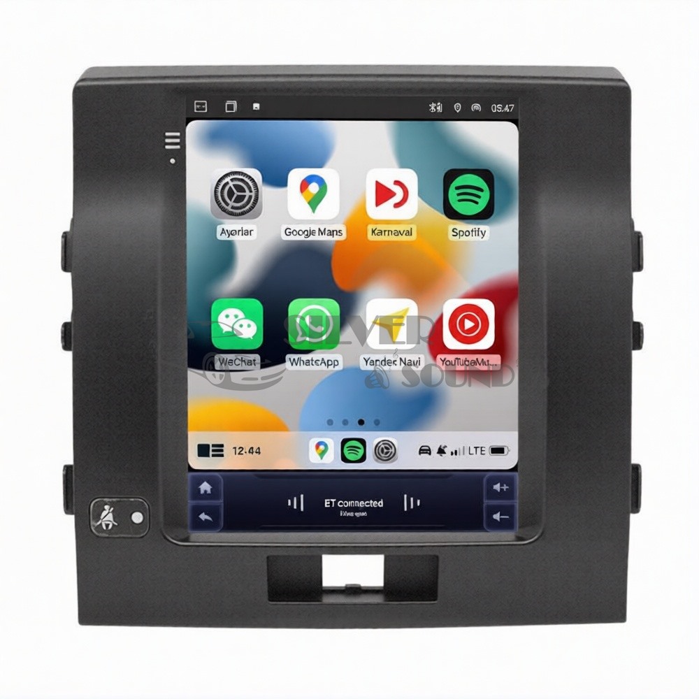 Toyota Land Cruiser 200 9.7 inç Tesla Carplay Androidauto Android Multimedya Sistemi