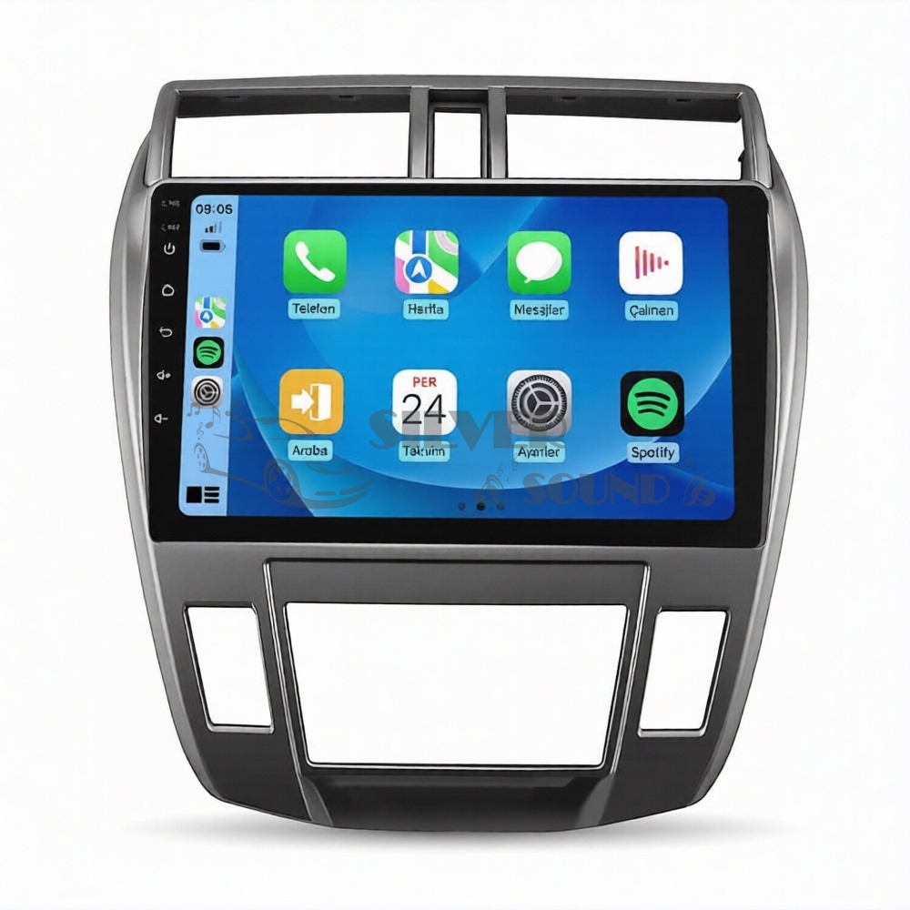 Honda City Digital Klima 10.1 inç Carplay Androidauto Android Multimedya Sistemi