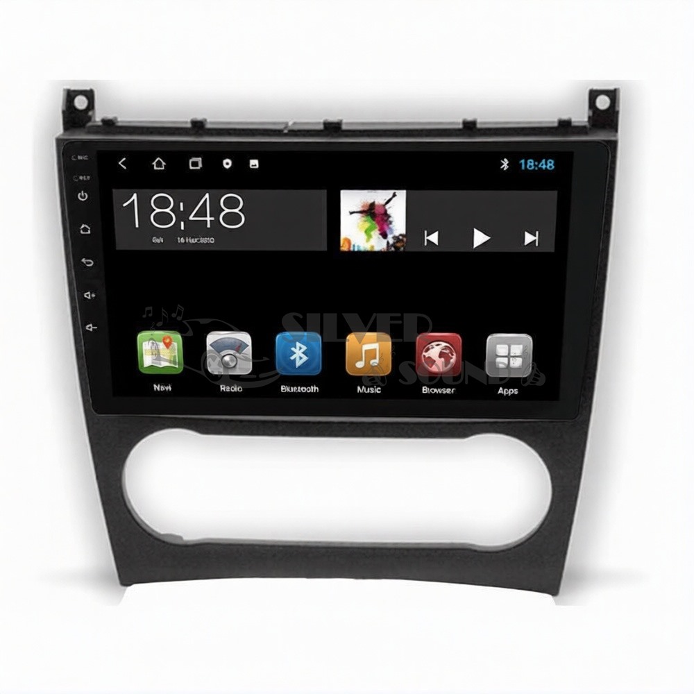 Mercedes C Class W203 W209 W463 9 inç Android Navigasyon ve Multimedya Sistemi