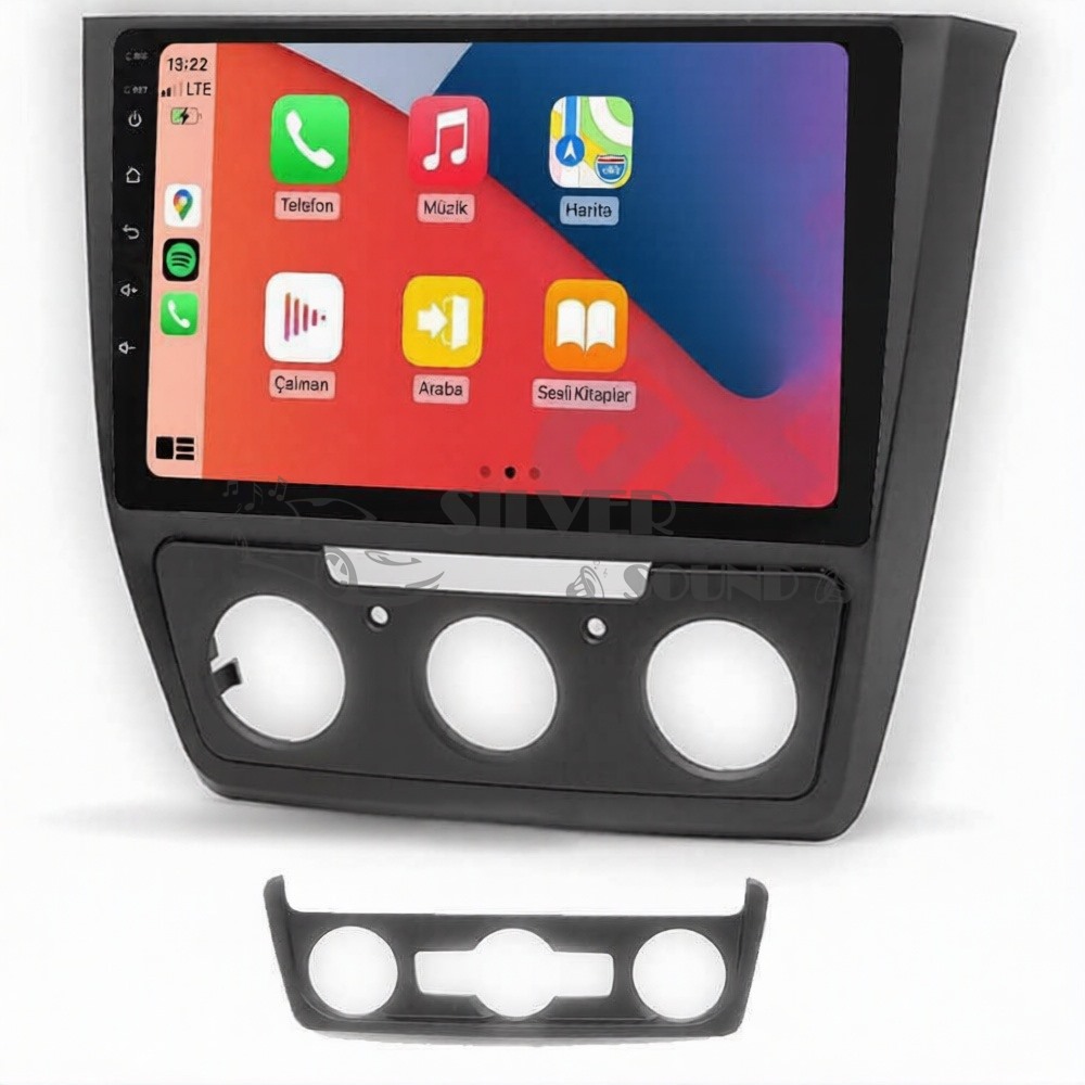 Skoda Yeti 10.1 inç Carplay Androidauto Multimedya Sistemi