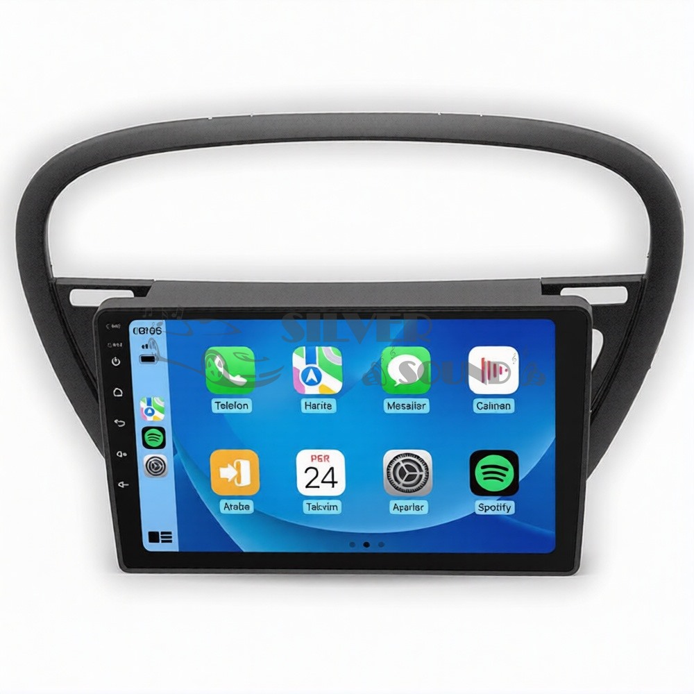 Peugeot 607 9 inç Carplay Androidauto Android Multimedya Sistemi