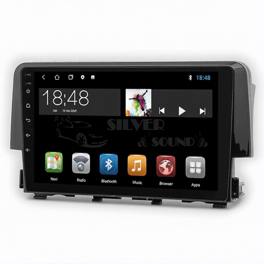 Honda Civic 9 inç Android Navigasyon ve Multimedya Sistemi