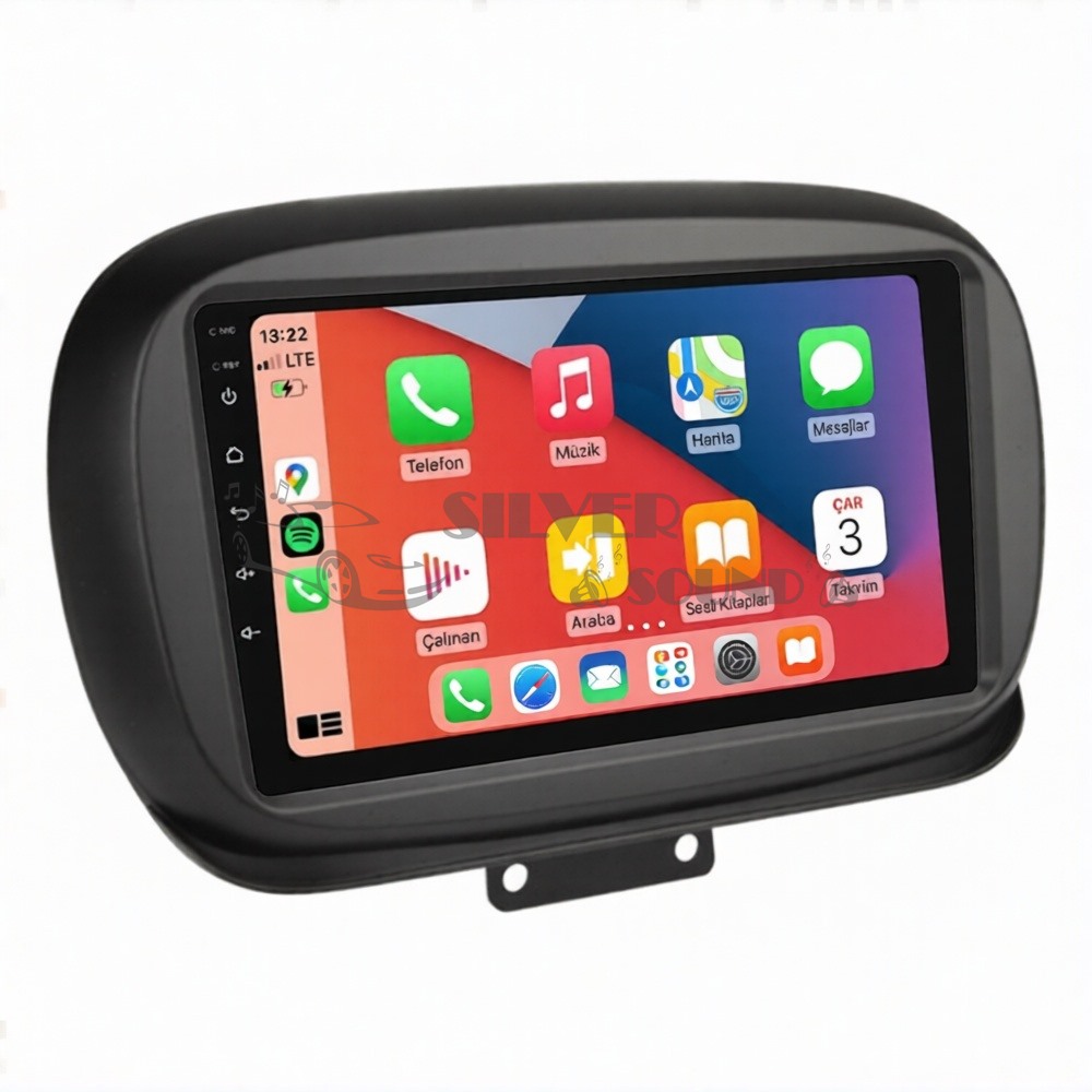Fiat 500X 9 inç Carplay Androidauto Android Multimedya Sistemi