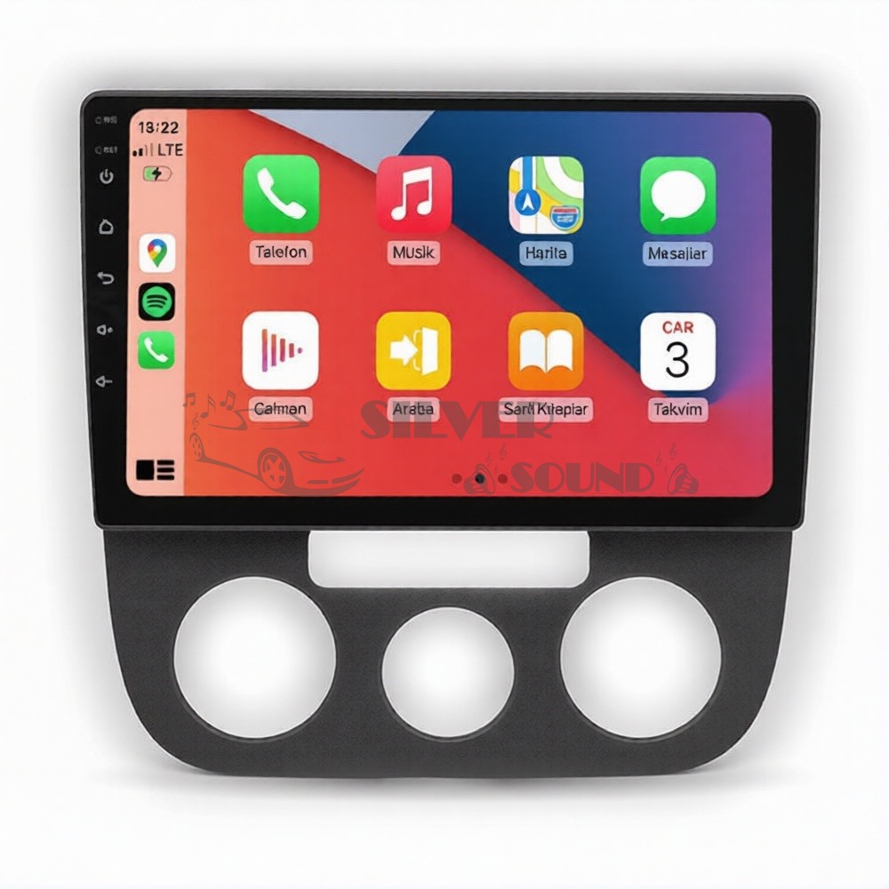 Volkswagen Jetta Manuel Klima 10.1 inç Carplay Androidauto Android Multimedya Sistemi