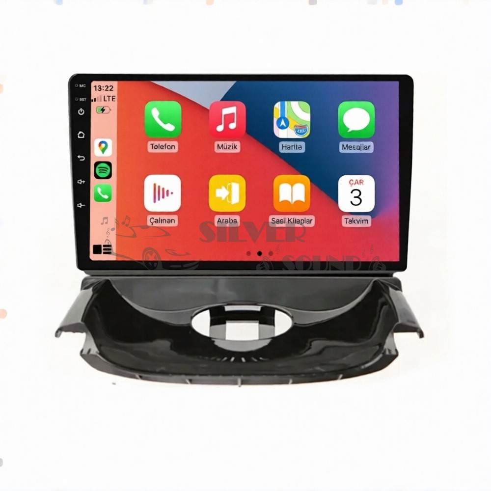 Peugeot 206 9 inç Carplay Androidauto Multimedya Sistemi