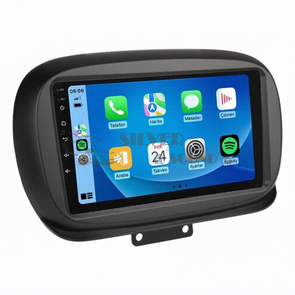 Fiat 500X 9 inç Carplay Androidauto Android Multimedya Sistemi