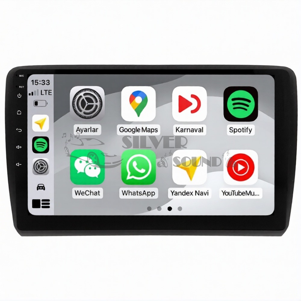 Seat İbiza (6P) 9 inç Carplay Androidauto Android Multimedya Sistemi