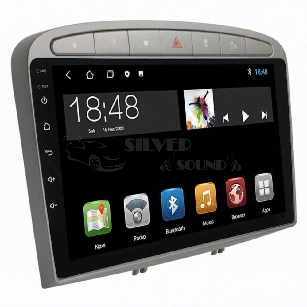 Peugeot 308 9 inç Android Navigasyon ve Multimedya Sistemi
