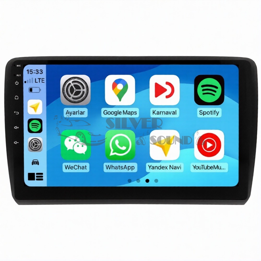 Seat İbiza (6P) 9 inç Carplay Androidauto Android Multimedya Sistemi