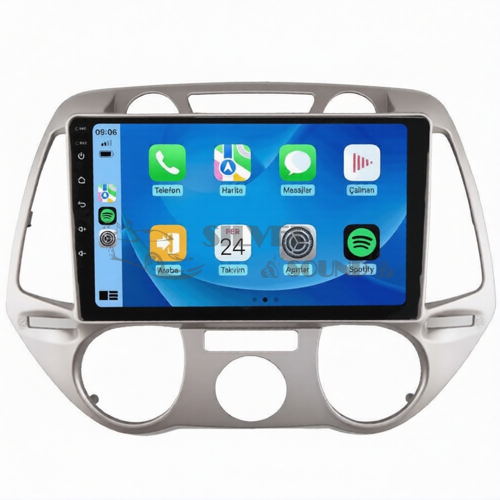 Hyundai İ20 9 inç Carplay Androidauto Android Multimedya Sistemi