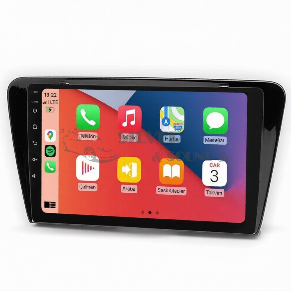 Skoda Octavia 10.1 inç Carplay Androidauto Multimedya Sistemi