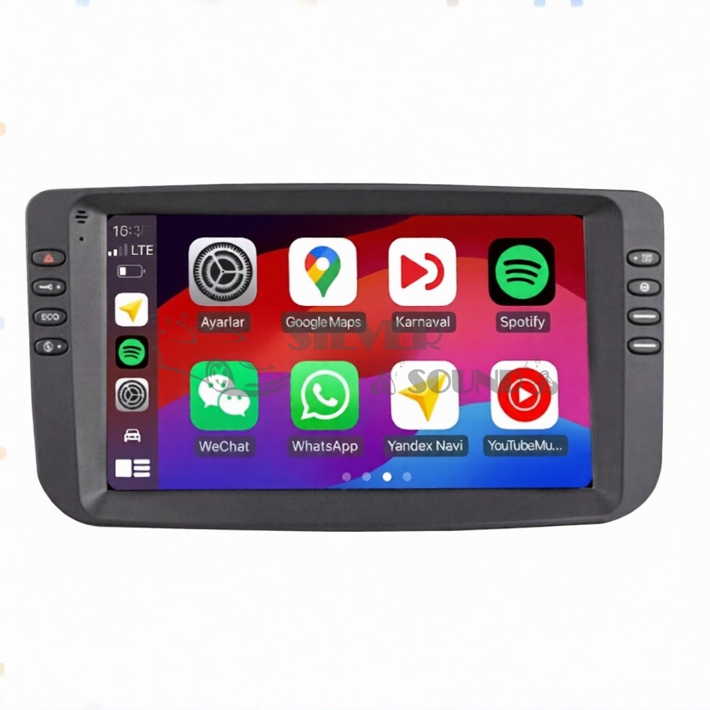 Fiat Punto Evo Linea 9 inç Carplay Androidauto Multimedya Sistemi