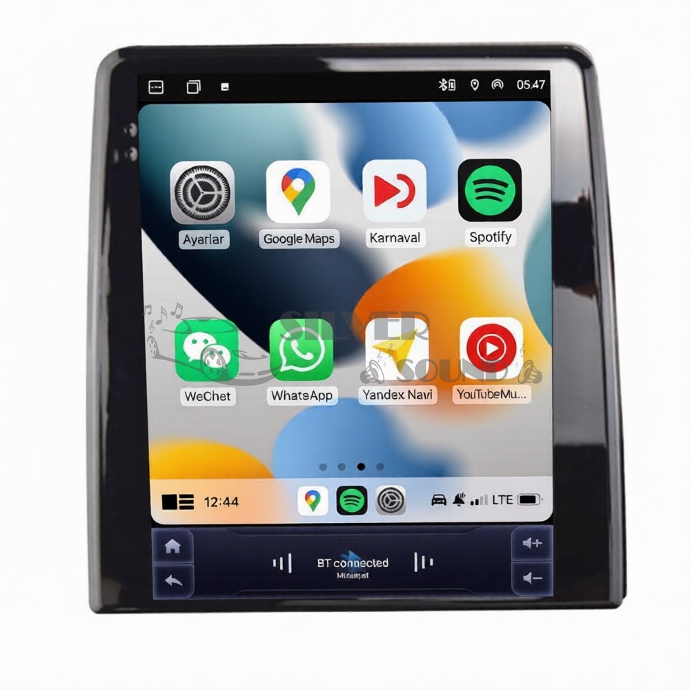 Renault Clio 5 9.7 inç Tesla Carplay Androidauto Android Multimedya Sistemi