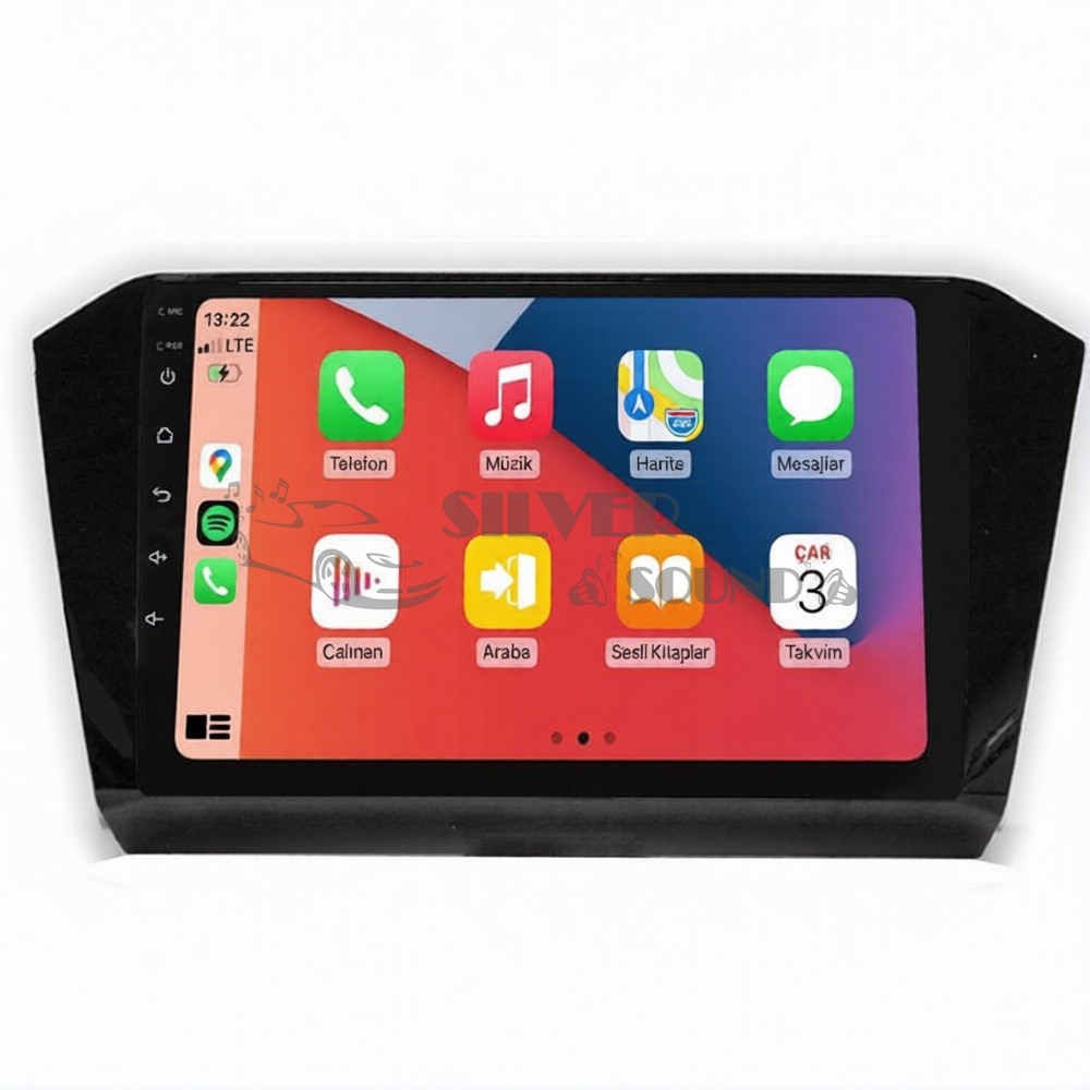 Volkswagen Passat B8 10.1 inç Carplay Androidauto Multimedya Sistemi