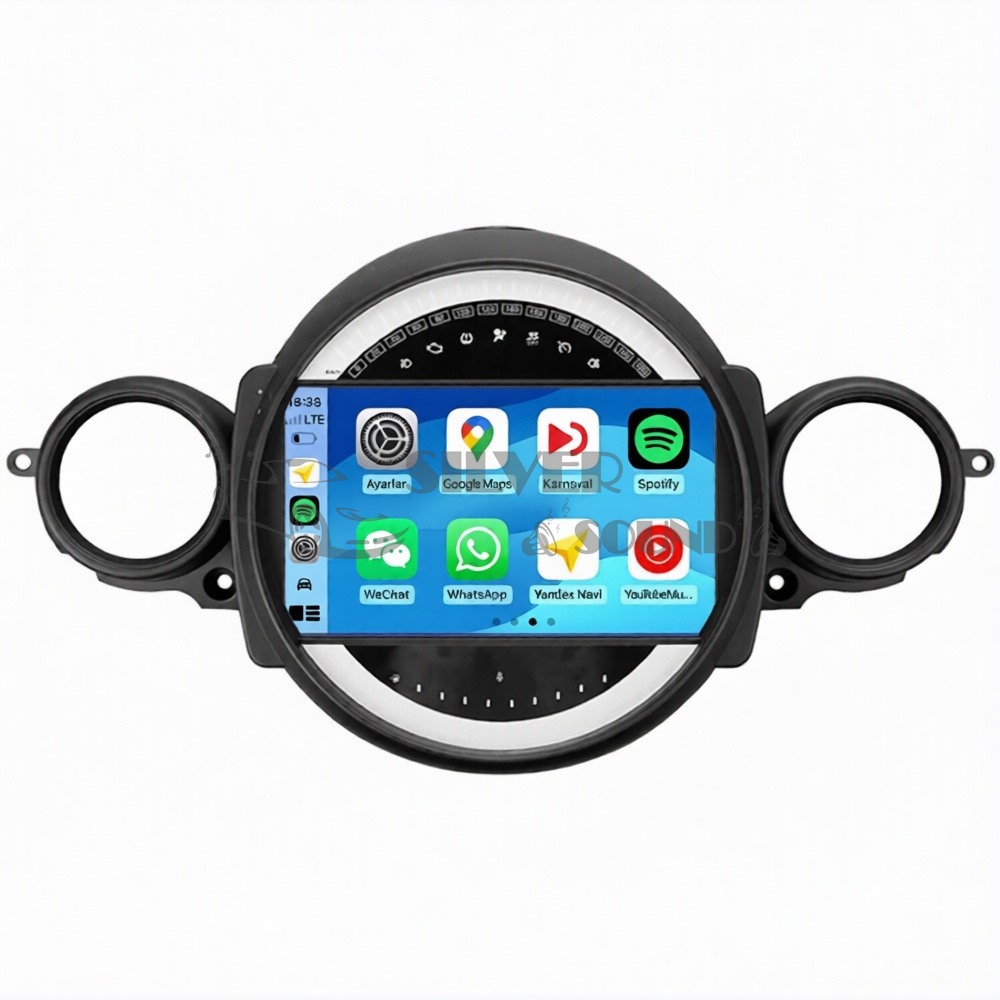 Mini Cooper R55 R56 R57 R58 9 inç Carplay Androidauto Android Multimedya Sistemi