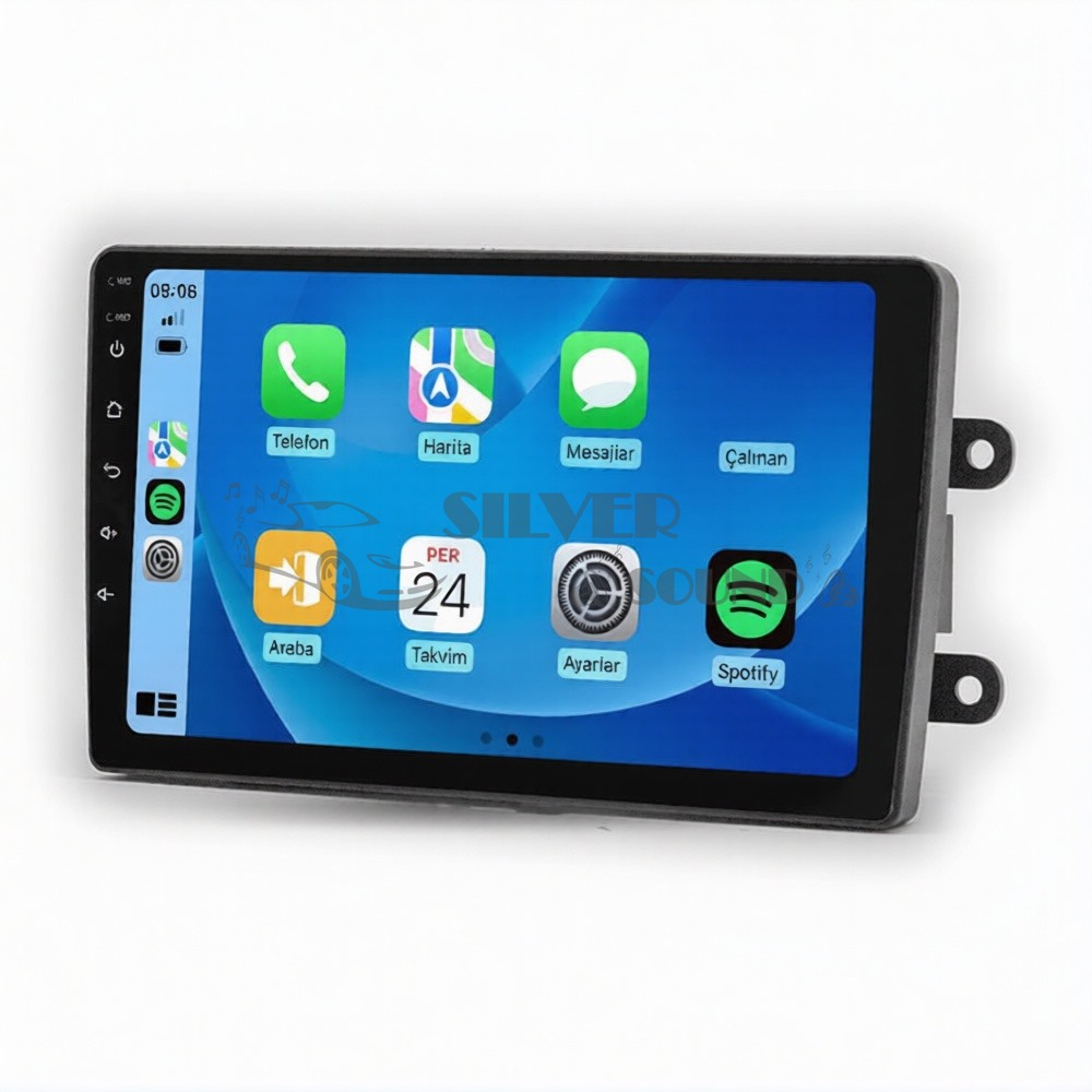 Dacia Sandero 9 inç Carplay Androidauto Android Multimedya Sistemi
