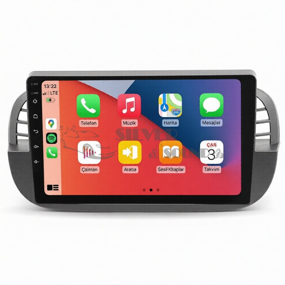 Fiat 500 9 İnç Carplay Androidauto Multimedya Sistemi