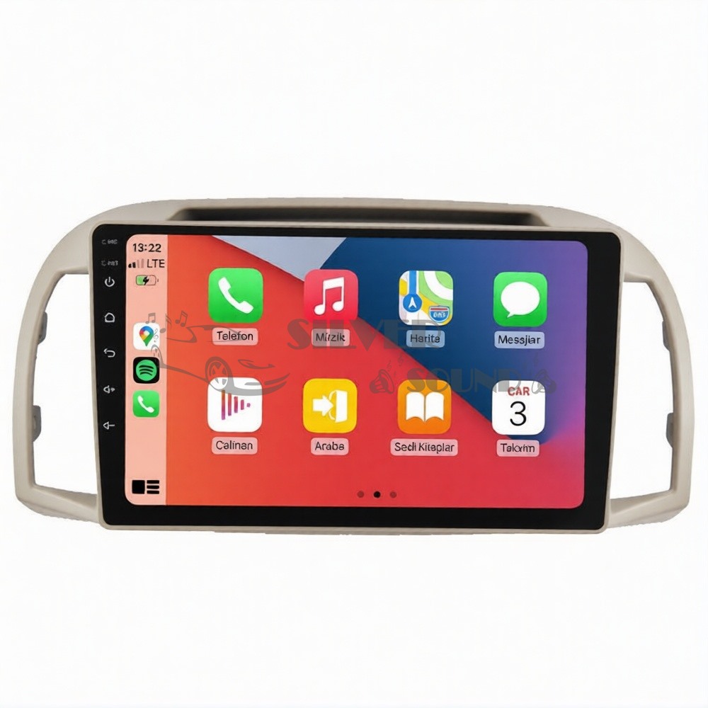 Nissan Micra 9 inç Carplay Androidauto Multimedya Sistemi