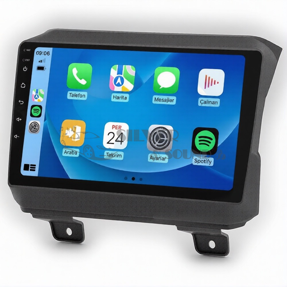 Jeep Wrangler 9 inç Carplay Androidauto Android Multimedya Sistemi