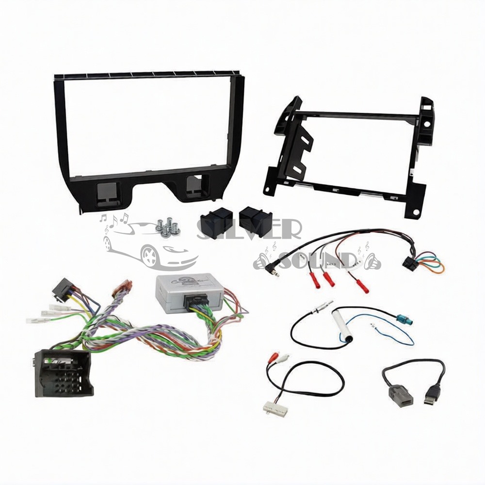 Citroen DS3 C3 Double Multimedya Çerçevesi + Direksiyon Kumanda Aparatı 06-027p