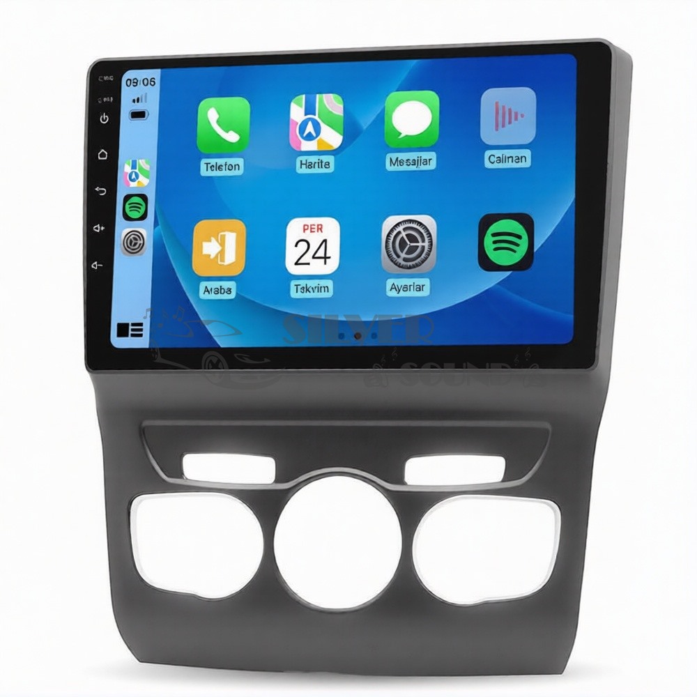 Citroen C4 10.1 inç Carplay Androidauto Android Multimedya Sistemi