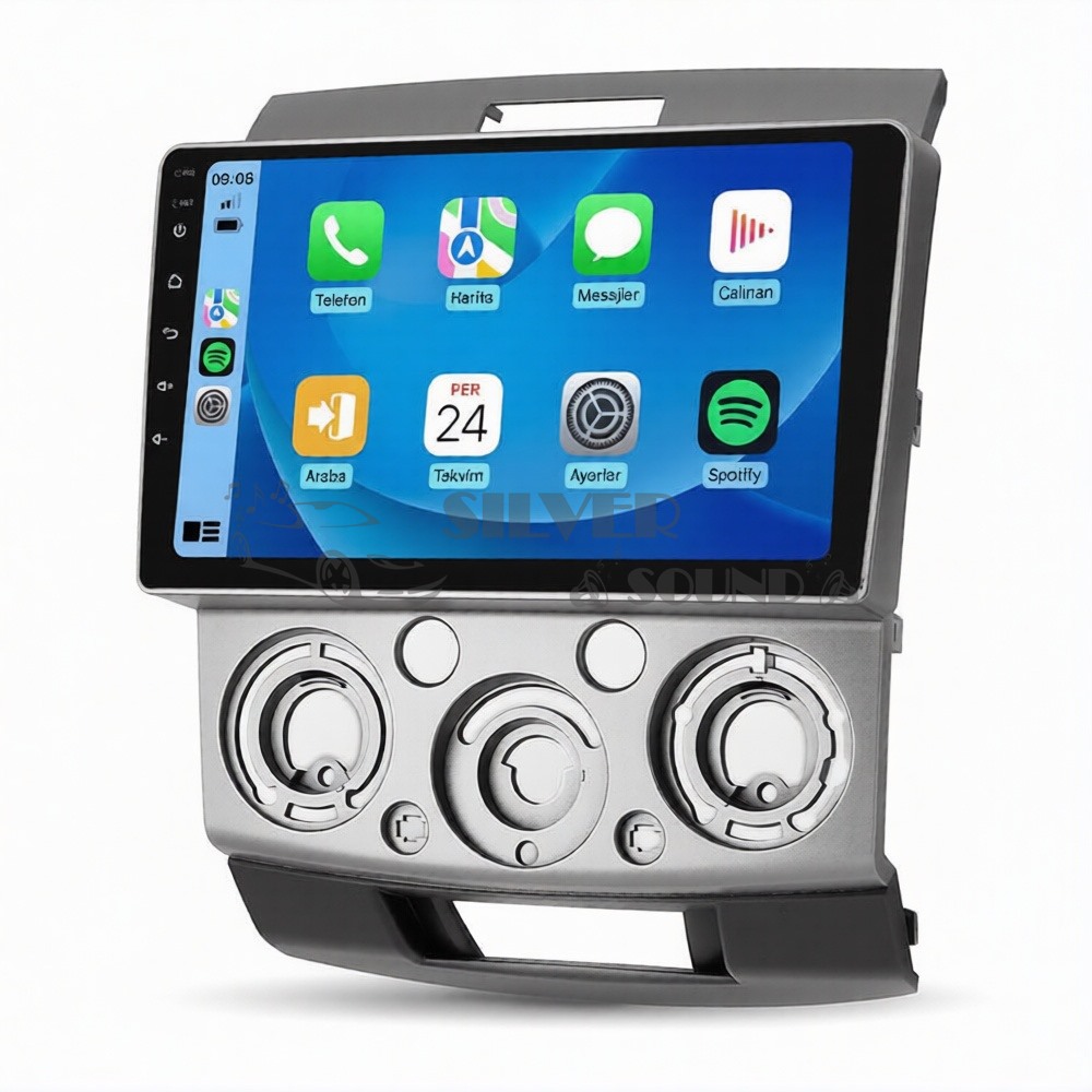 Ford Ranger Mazda BT-50 9 inç Carplay Androidauto Android Multimedya Sistemi